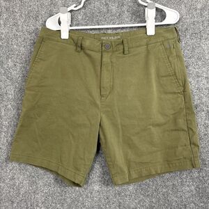 Mack Weldon Shorts Mens Size 34 Green Chino Casual